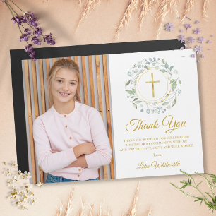 Remerciement de première communion avec photo et v