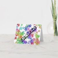 40 Une carte de remerciement StarBurst