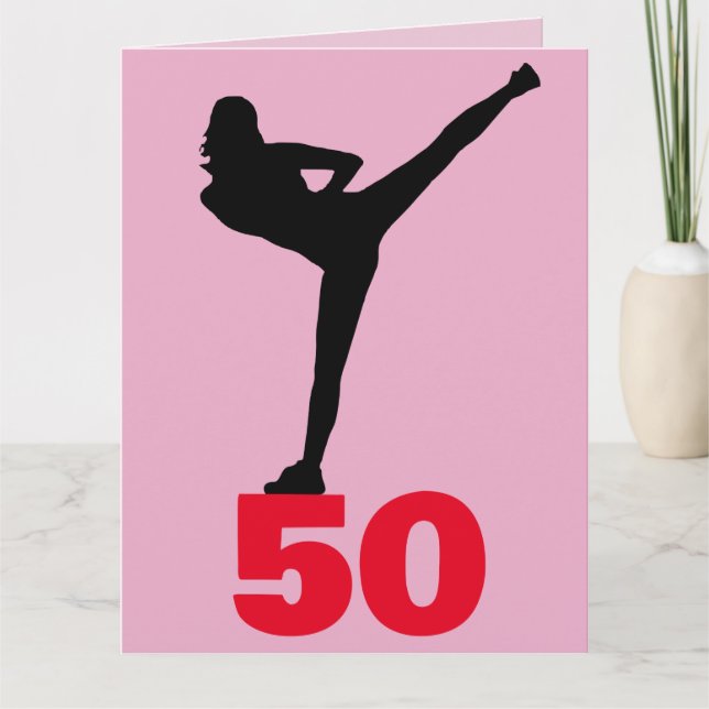 REMERCIEMENTS 50E ANNIVERSAIRE FUNNY POUR SA CARTE DE RECONNAISS (Devant)