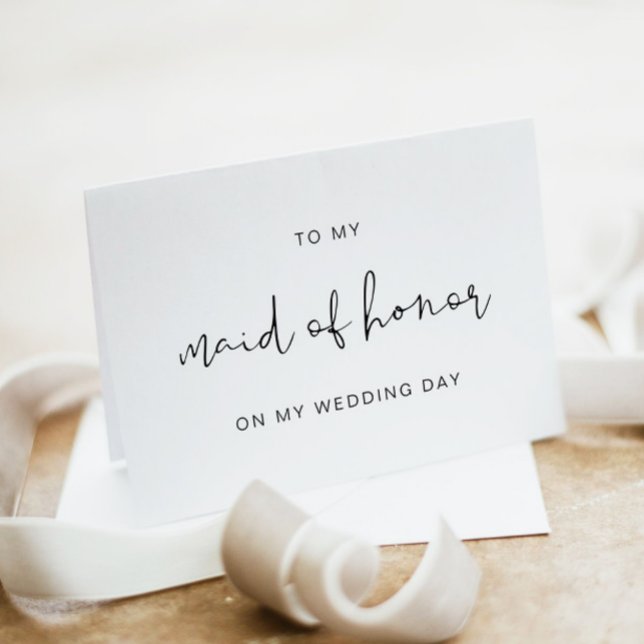 Remerciements ADELLA à ma femme d'honneur sur ma carte de jour d (Créateur téléchargé)