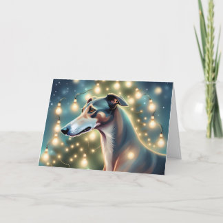 Remerciements AI est une carte de Noël Greyhound
