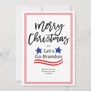 Remerciements Allons voir la carte de Noël Brandon