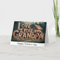*~* AP86 VOUS AIMER Carte de Fête des pères GPANDP