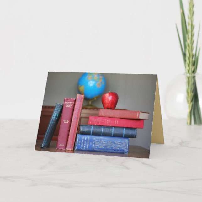 Remerciements Apple pour la carte de l'enseignant (Devant)