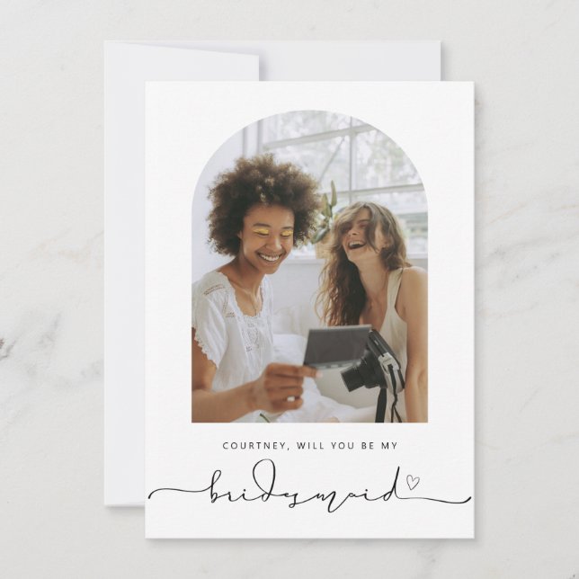 Remerciements Arch Frame Seras-tu ma carte de proposition de dem (Devant)