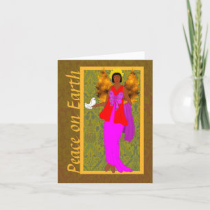 Remerciements Art Nouveau William Morris - Carte de Noël