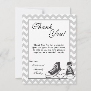 Remerciements baskets adolescents Chevron du carte de