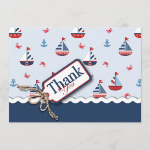 Remerciements Bateaux oh ! Carte 2 de TY