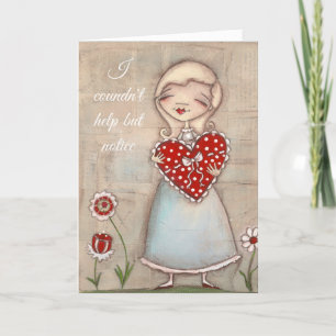 Remerciements Beautiful Heart - Carte de voeux