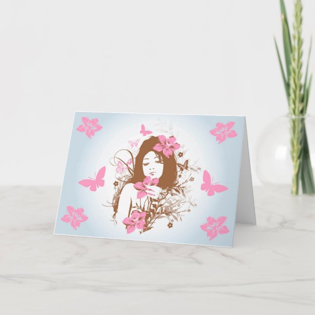 Remerciements BÉNÉFICIE d'une carte de voeux (Devant)