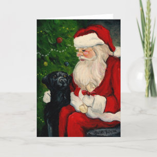 Remerciements Black Lab rencontre Santa Clause Plier Carte de vo