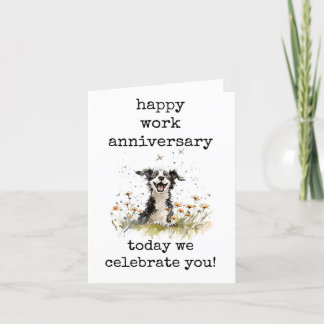 Remerciements Bonne carte d'anniversaire de travail, drôle