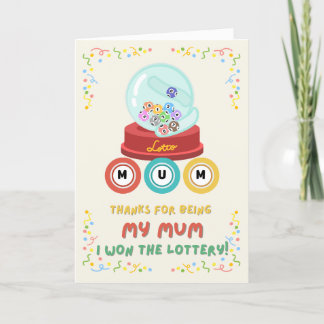 Remerciements Bonne carte de fête des mères