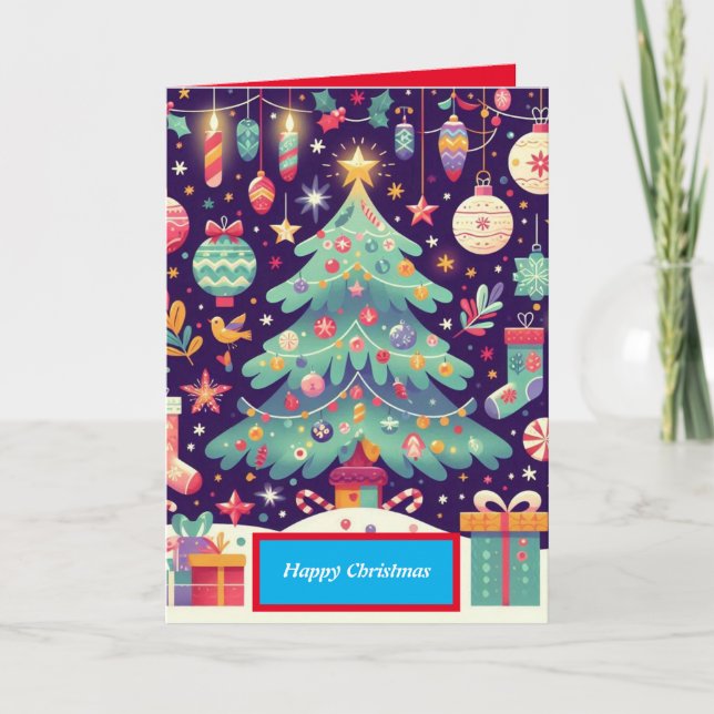Remerciements Bonne carte de Noël (Devant)