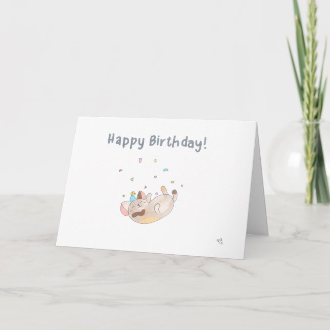 Remerciements Bonne carte de souris d'anniversaire (Devant)