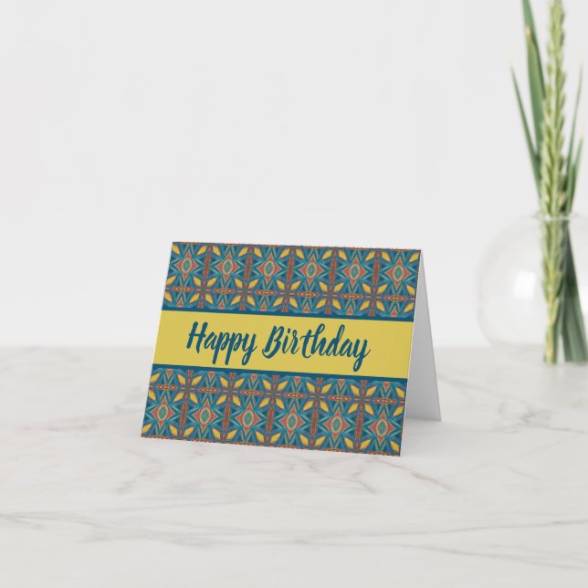 Remerciements Bonne carte de voeux d'anniversaire (Devant)