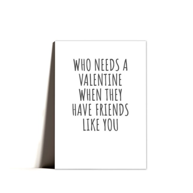 Remerciements Bonne Saint Valentin pour les amis Carte de voeux (Créateur téléchargé)