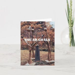 Remerciements Buts de squad Carte de voeux pour les besoins ou l