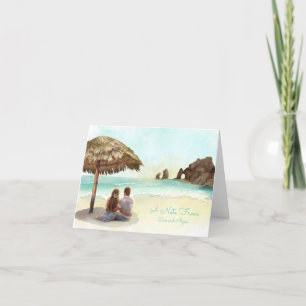Remerciements Cabo San Lucas El Arco Carte de note personnal