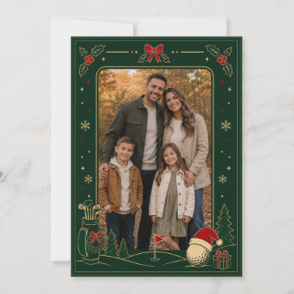 Remerciements Cadre de carte de Noël pour photo de famille de go