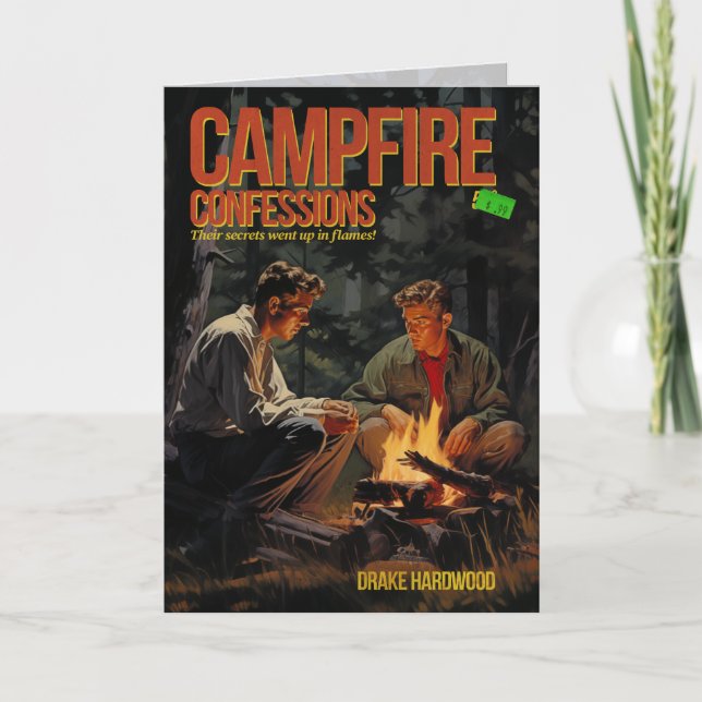 Remerciements Campfire Confessions Pulp Fiction Carte de voeux (Devant)