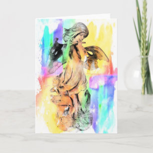 Remerciements Cannelure d'ange toute la carte de voeux