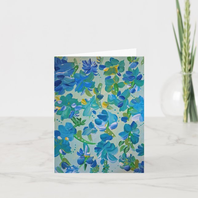 Remerciements Carte à billets floraux de rêve Wisteria (Devant)