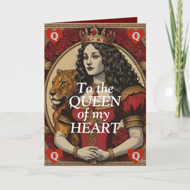 Remerciements Carte à jouer de Valentine (Devant)