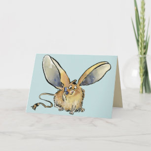 Remerciements Carte à oreilles longues de Jerboa de bande