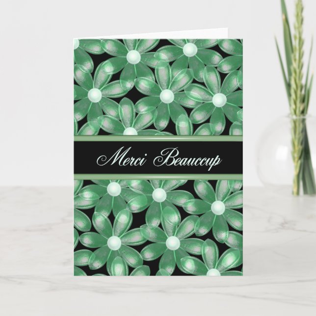 Remerciements Carte blanche de French Thank (Devant)