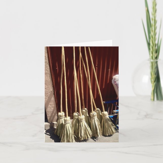 Remerciements Carte blanche de Haiti Brooms (Devant)