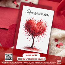Carte d'amour de la Saint-Valentin | Romantique po
