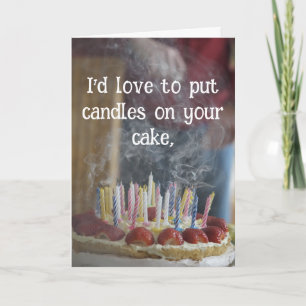 REMERCIEMENTS CARTE D'ANNIVERSAIRE ALARME DE FUMÉE POUR N'IMPORT