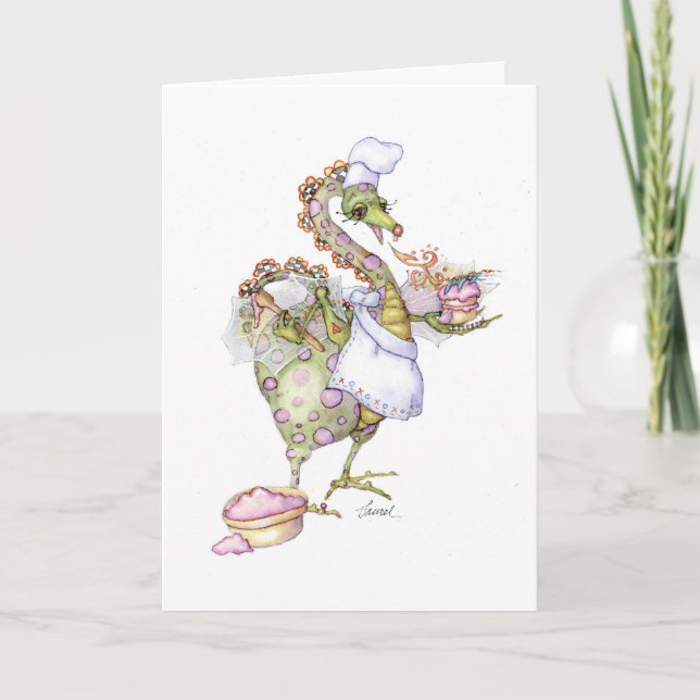 Remerciements carte d'anniversaire de dragon (Devant)
