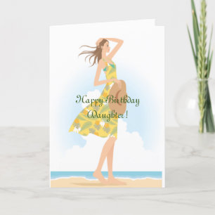 REMERCIEMENTS CARTE D'ANNIVERSAIRE DE LA ROBE DE PLAGE