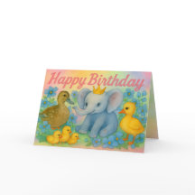 Carte d'anniversaire d'enfant - Fournitures de fêt