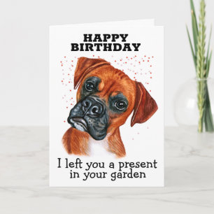 Remerciements Carte d'anniversaire personnalisée de votre boîte