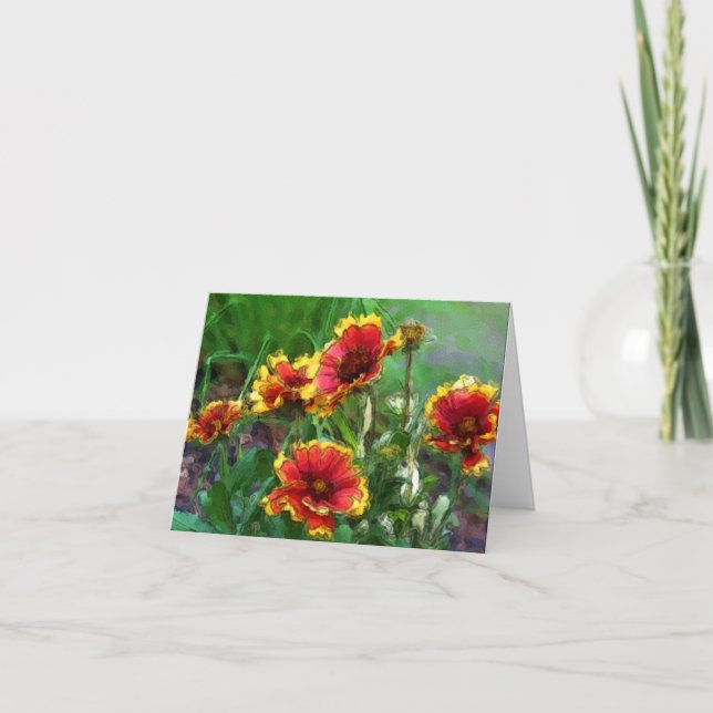 Remerciements Carte d'aquarelle de fleurs de couverture (Devant)