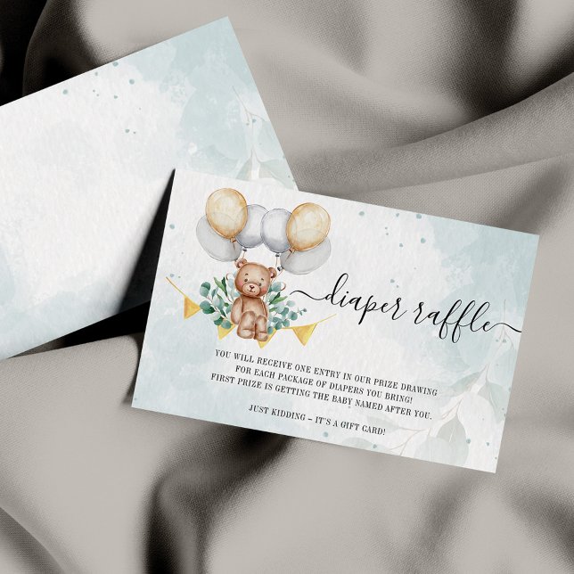 Remerciements Carte de Baby shower de la couche d'attente rapide (Créateur téléchargé)