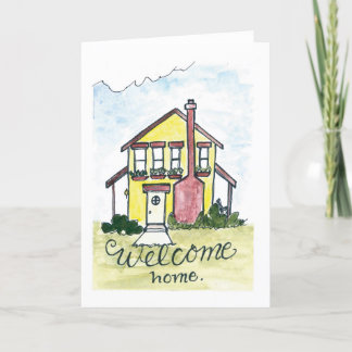 Remerciements Carte de chauffage domestique aquarelle