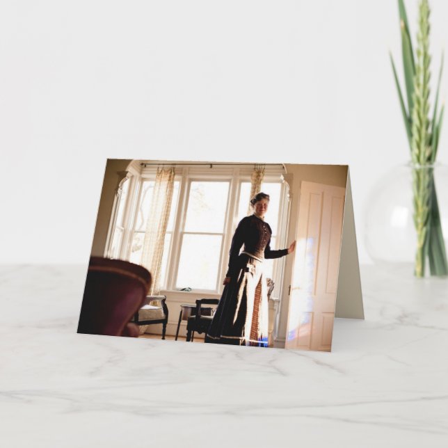 Remerciements Carte de chauffage domestique—Citation victorienne (Devant)