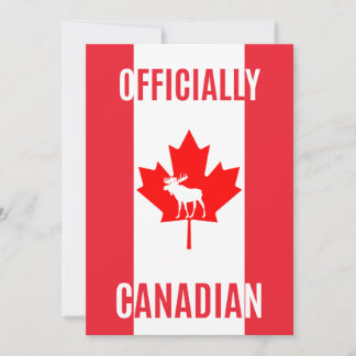 Remerciements Carte de citoyen canadien fier – Cadeau patriotiqu