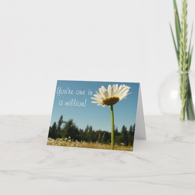 Remerciements Carte de Daisy Field (Devant)