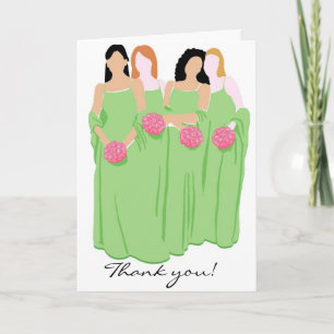 Remerciements Carte de déjeuner de mariage