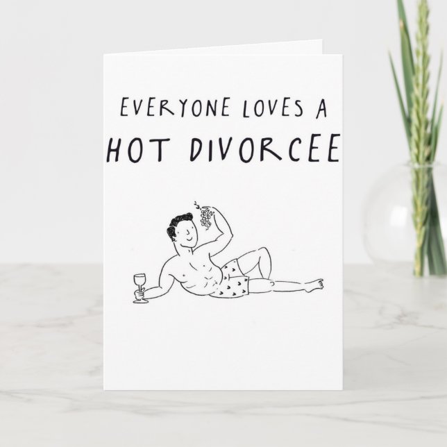 Remerciements Carte de divorce  (Devant)