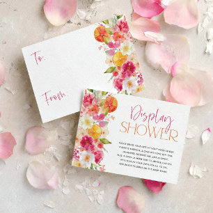 Remerciements Carte de douche de mariage Citron Clair Douche de
