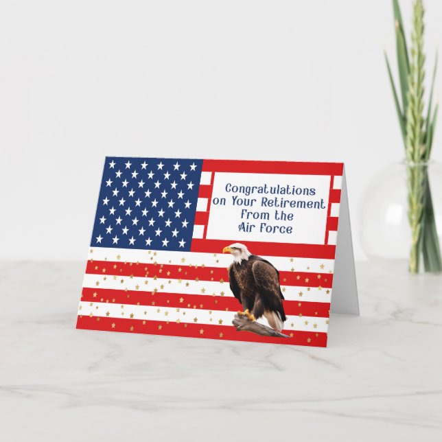 Remerciements Carte de félicitations pour la retraite de la Forc (Devant)