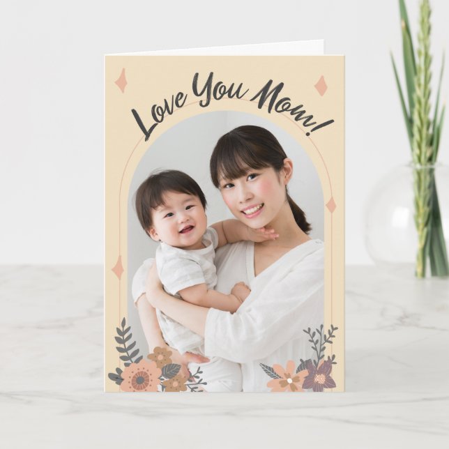 Remerciements Carte de fête des mères (Devant)