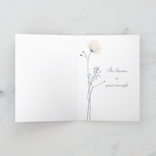 Remerciements Carte de fête des mères florales minimaliste - Ell