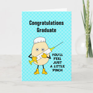 Remerciements Carte de graduation de l'infirmière Little Pinch E